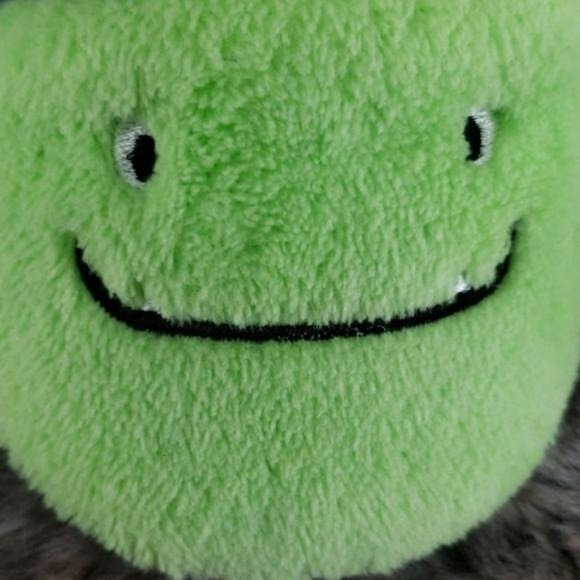 Swiggles Green Monster plush infant Slippers Infant Size 3 - Picture 4 of 5